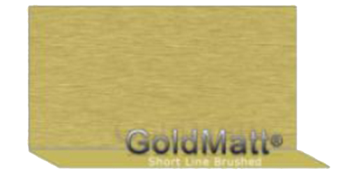 GoldMatt® Brush Finish